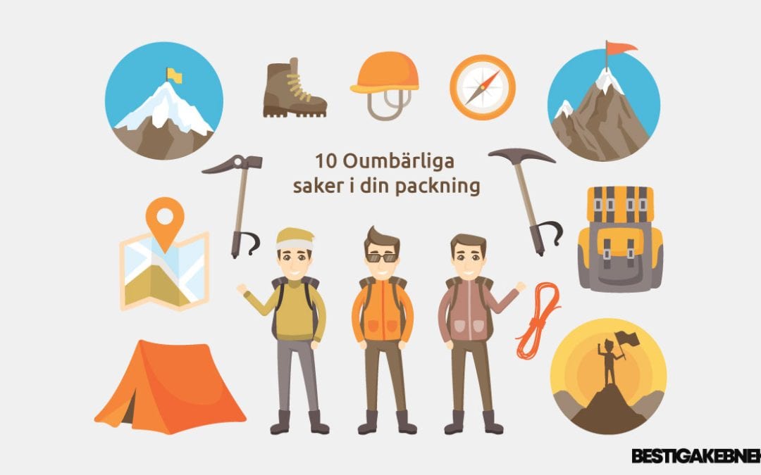10 oumbärliga saker i din packning