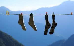 Varför dubbla strumpor vid vandring